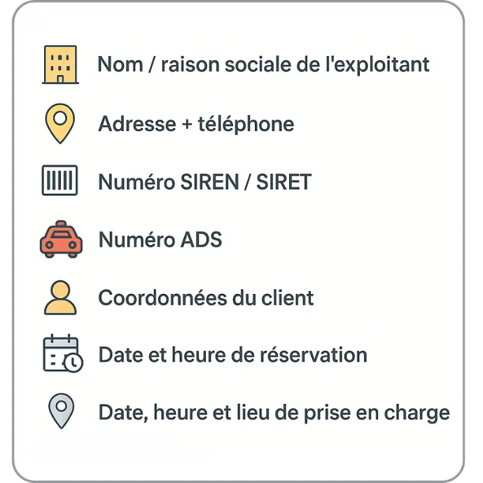 7 mentions obligatoires